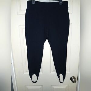 Chico's Black Stitch Pants Size 2 Short